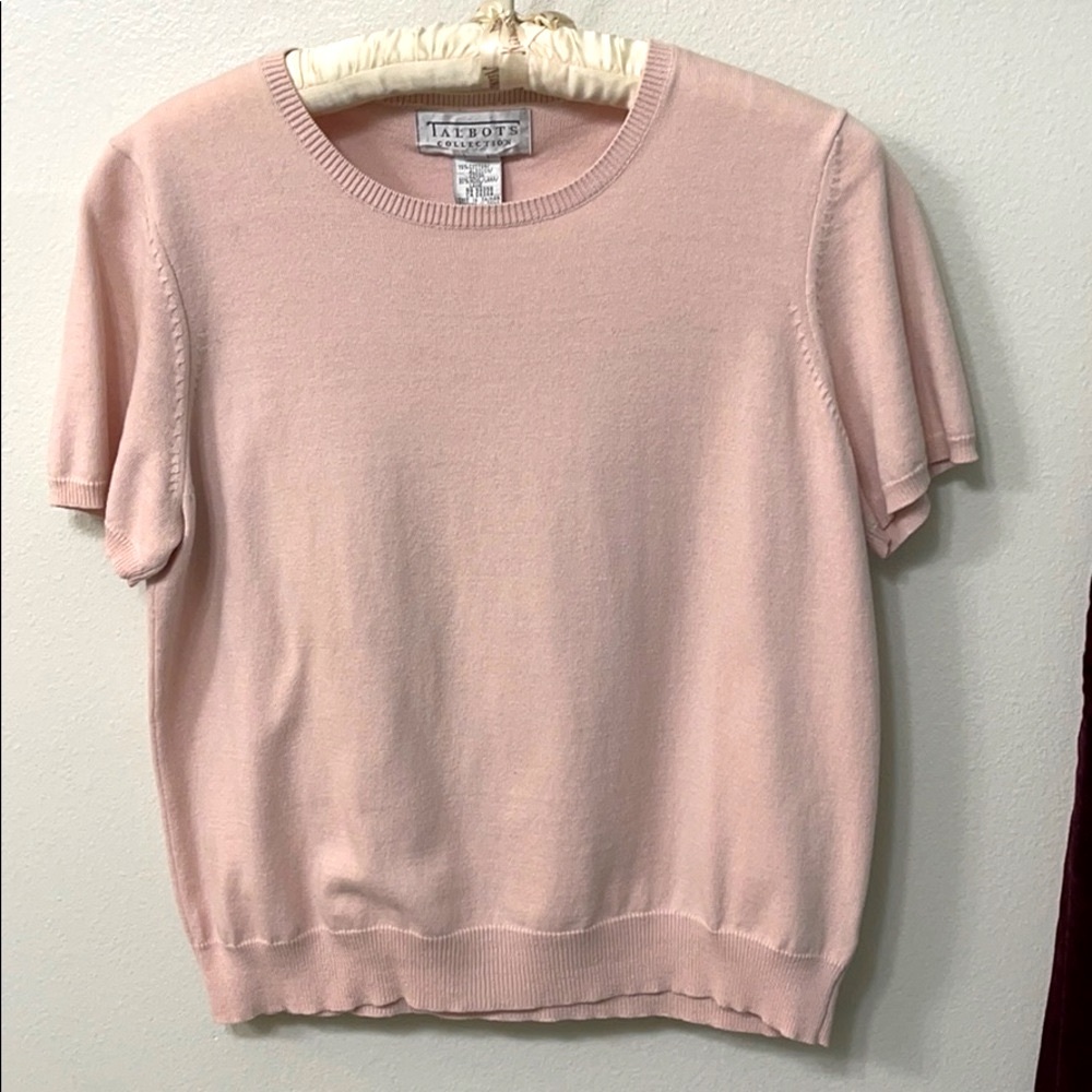 Talbots Collection M Cotton Wool SS Shirt
